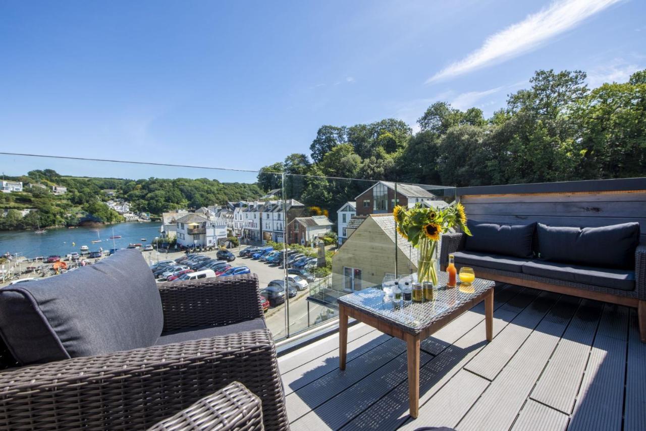 Fowey Penthouse, Fowey Apartment Bagian luar foto