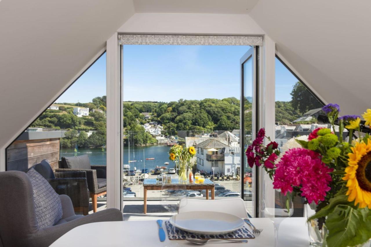 Fowey Penthouse, Fowey Apartment Bagian luar foto