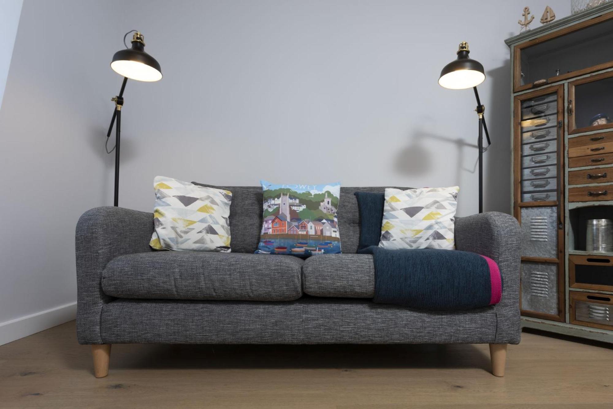 Fowey Penthouse, Fowey Apartment Bagian luar foto