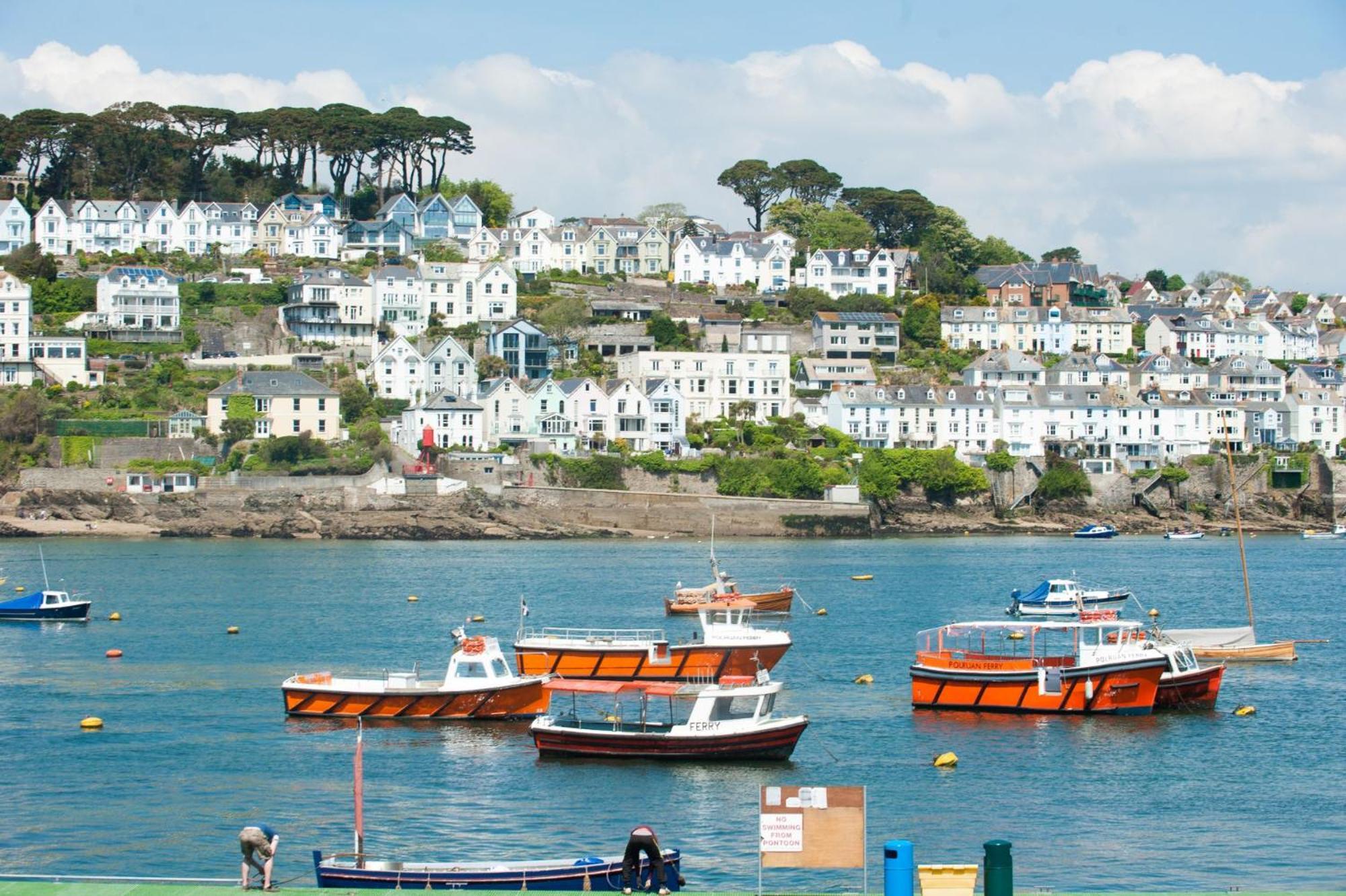 Fowey Penthouse, Fowey Apartment Bagian luar foto